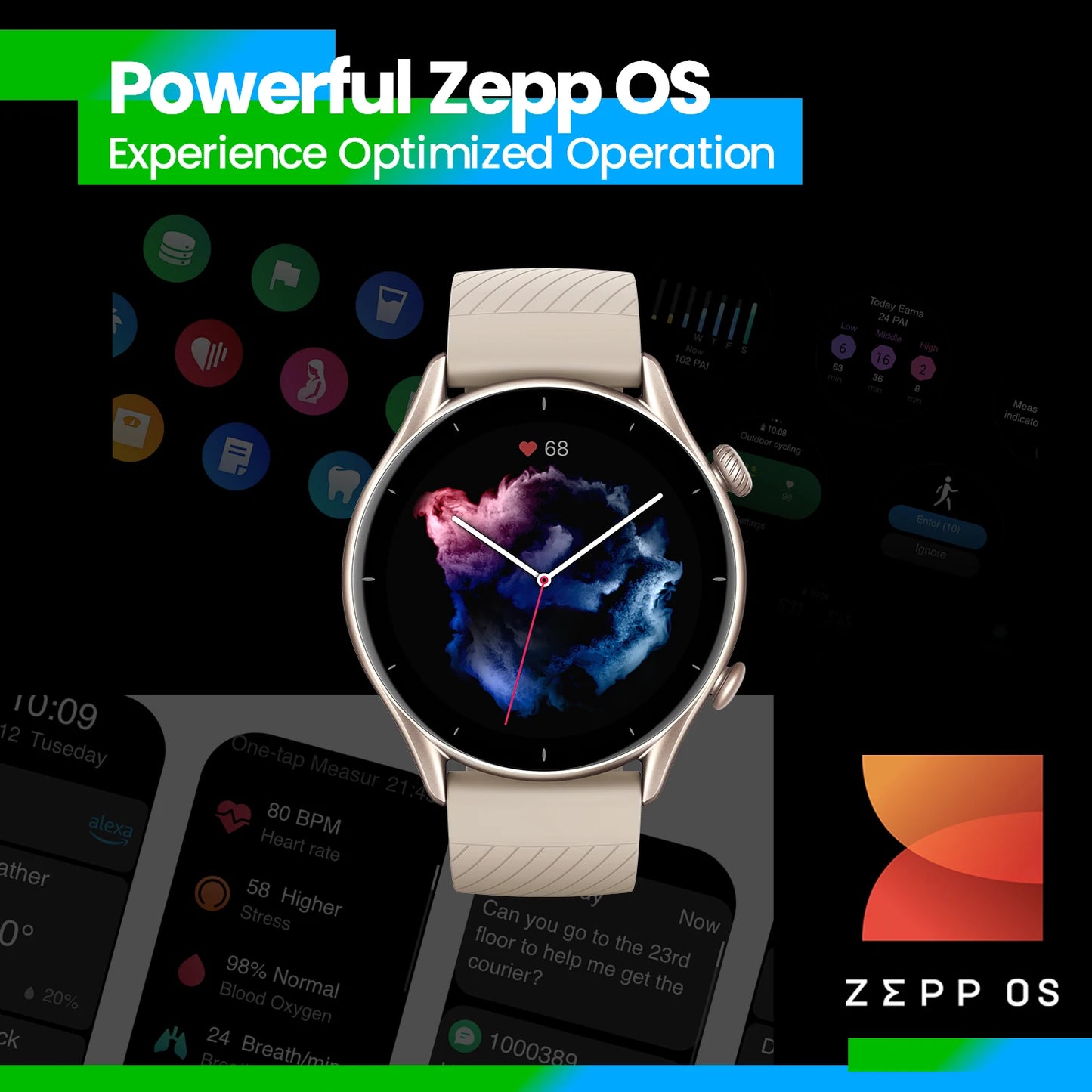 Amazfit-Smartwatch GTR 3 para Android e IOS
